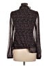 Sanctuary Burgundy Black Long Sleeve Blouse Size M - photo 2