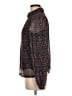 Sanctuary Burgundy Black Long Sleeve Blouse Size M - photo 5