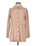 Soft Surroundings Tweed Pink Tan Long Sleeve Blouse Size S - photo 1
