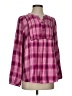 DASH 100% Rayon Pink Long Sleeve Blouse Size S - photo 1