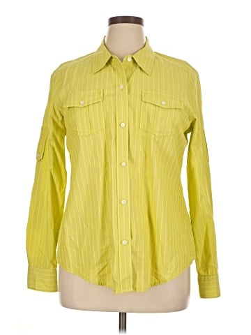 Liz Claiborne Long Sleeve Button-Down Shirt (view 1)