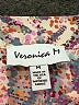 Veronica M. Paisley Pink Short Sleeve Blouse Size M - photo 7