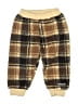 Timberland 100% Recycled Polyester Plaid Brown Casual Pants 9-12 MO / 12 MO - photo 1