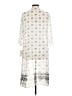 Lularoe 100% Polyester Ivory Kimono Size M - photo 2