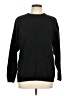 Rafaella Solid Black Pullover Sweater Size L - photo 1
