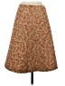 Talbots Paisley Brown Tan Casual Skirt Size 4 - photo 2