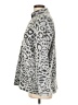 Weekends by Chico's 100% Polyester Animal Print Silver Pullover Sweater Size L - photo 5