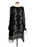 Max Studio 100% Polyester Black 3/4 Sleeve Top Size M - photo 1