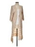 Lush 100% Viscose Tan Cardigan Size S - photo 1