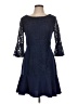 NY Collection Blue Cocktail Dress Size L (petite) - photo 1