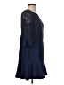 NY Collection Blue Cocktail Dress Size L (petite) - photo 4