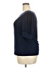 Staccato Blue Short Sleeve Top Size XXL - photo 5