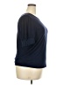 Staccato Blue Short Sleeve Top Size XXL - photo 4