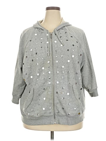 MICHAEL Michael Kors Zip Up Hoodie (view 1)