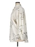 Worthington 100% Polyester Print Ivory Long Sleeve Blouse Size XL - photo 5