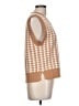 Unbranded Houndstooth Tan Sweater Vest Size L - photo 4