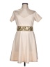 New Look Ivory Cocktail Dress Size 10 - photo 1