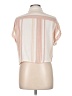 Thread & Supply 100% Rayon Color Block Ivory Short Sleeve Blouse Size M - photo 2
