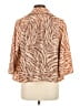 Chico's 100% Acrylic Animal Print Orange Brown Jacket Size Lg (2) - photo 2