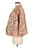 Chico's 100% Acrylic Animal Print Orange Brown Jacket Size Lg (2) - photo 5