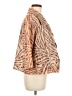 Chico's 100% Acrylic Animal Print Orange Brown Jacket Size Lg (2) - photo 4