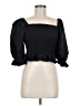 Zara Black 3/4 Sleeve Blouse Size M - photo 1