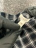 Soft Joie Plaid Black 3/4 Sleeve Blouse Size M - photo 7