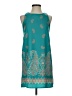 Brigitte Bailey 100% Polyester Paisley Teal Casual Dress Size S - photo 1