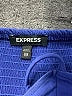 Express Solid Blue Purple Romper Size XXS - photo 4