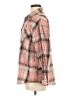 Unbranded 100% Polyester Plaid Pink Long Sleeve Blouse Size M - photo 5