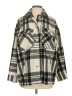 Zara Plaid Ivory Coat Size S - photo 1
