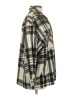 Zara Plaid Ivory Coat Size S - photo 4
