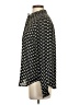 Ann Taylor LOFT 100% Polyester Polka Dots Black Long Sleeve Blouse Size S - photo 5