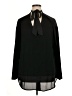 B Collection by Bobeau Black Long Sleeve Blouse Size XL (estimated) - photo 1
