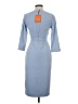 L.K. Bennett Solid Blue Cocktail Dress Size 2 - photo 2