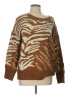 Promesa U.S.A. Animal Print Brown Pullover Sweater Size L - photo 1