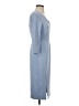 L.K. Bennett Solid Blue Cocktail Dress Size 2 - photo 4