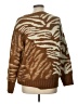Promesa U.S.A. Animal Print Brown Pullover Sweater Size L - photo 2