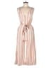 Gilli 100% Rayon Stripes Tan Jumpsuit Size S - photo 1