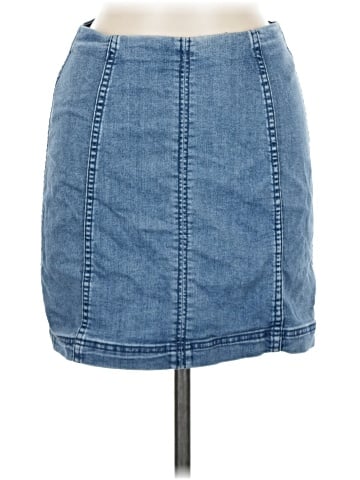 Free People Denim Skirt (view 1)