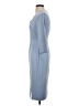 L.K. Bennett Solid Blue Cocktail Dress Size 2 - photo 5