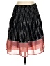Max Studio 100% Polyester Graphic Black Casual Skirt Size S - photo 1