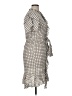 MUNTHE Houndstooth Gray Casual Dress Size 34 - photo 4