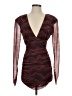 Saylor Burgundy Cocktail Dress Size XS (estimated) - photo 1