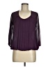 Unbranded Purple 3/4 Sleeve Blouse Size M (estimated) - photo 1
