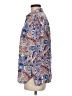 Talbots 100% Cotton Paisley Blue Long Sleeve Button-Down Shirt Size M - photo 5