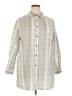 Roaman's Ivory Long Sleeve Button-Down Shirt Size 20W - photo 1