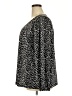 Torrid Animal Print Black Long Sleeve Blouse Size 2X Plus (2) - photo 5