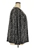 Torrid Animal Print Black Long Sleeve Blouse Size 2X Plus (2) - photo 4