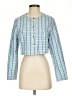Shein Checkered-gingham Blue Jacket Size 4 - photo 1